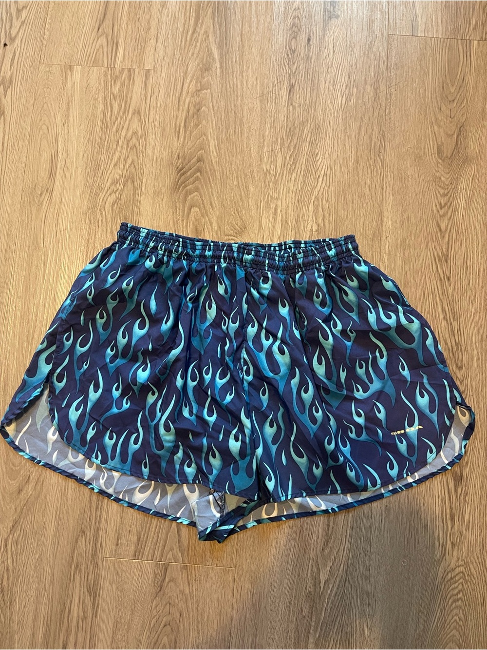 Y2K Boa blue flames women’s shorts